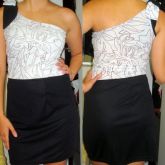 Vestido Preto e Branco - cod. 01